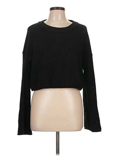 Pre-owned Wild Fable Pullover Sweater In Black
