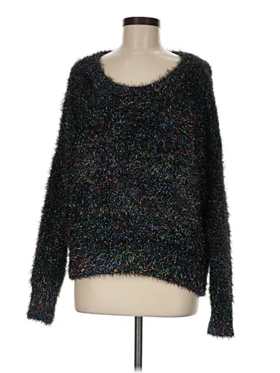 Pre-owned Wild Fable Pullover Sweater In Black