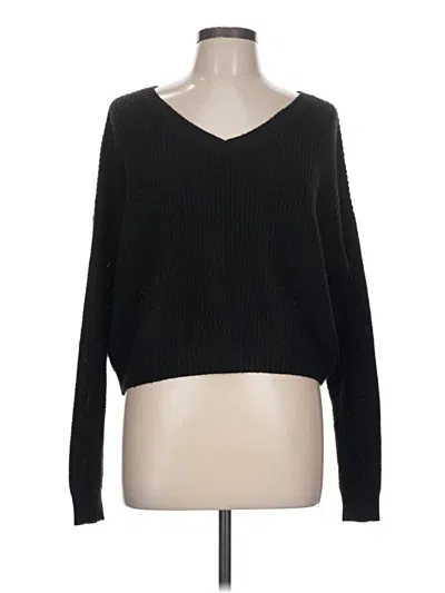 Pre-owned Wild Fable Pullover Sweater In Black