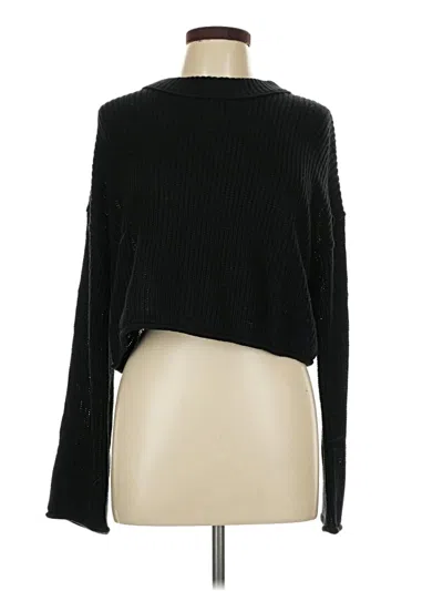 Pre-owned Wild Fable Pullover Sweater In Black