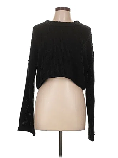 Pre-owned Wild Fable Pullover Sweater In Black