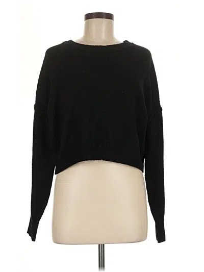 Pre-owned Wild Fable Pullover Sweater In Black