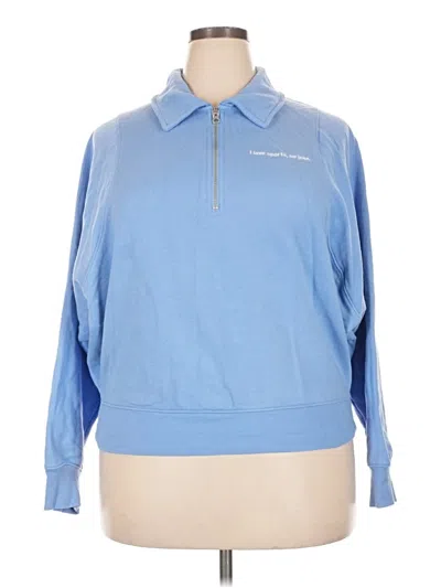 Pre-owned Wild Fable Pullover Sweater In Blue