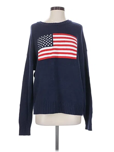 Pre-owned Wild Fable Pullover Sweater In Blue