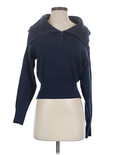 Pre-owned Wild Fable Pullover Sweater In Blue