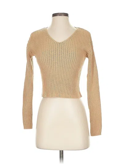 Pre-owned Wild Fable Pullover Sweater In Brown