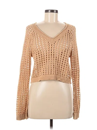 Pre-owned Wild Fable Pullover Sweater In Brown