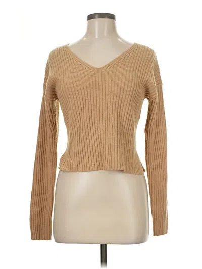 Pre-owned Wild Fable Pullover Sweater In Brown