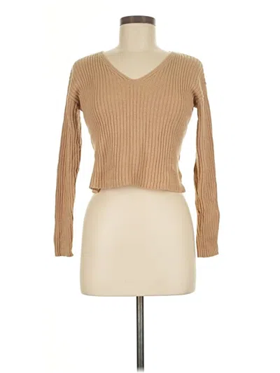 Pre-owned Wild Fable Pullover Sweater In Brown