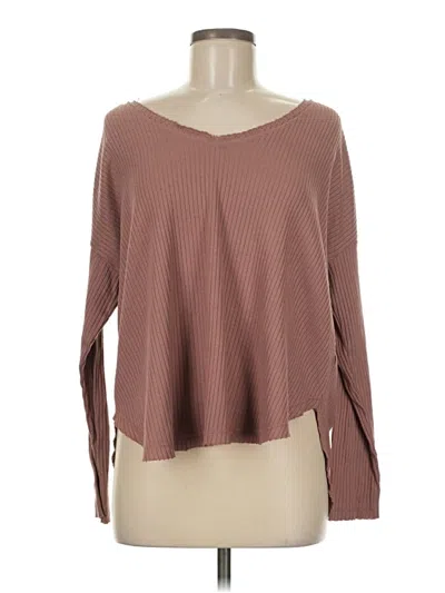 Pre-owned Wild Fable Pullover Sweater In Brown