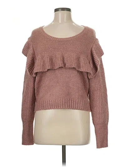 Pre-owned Wild Fable Pullover Sweater In Brown