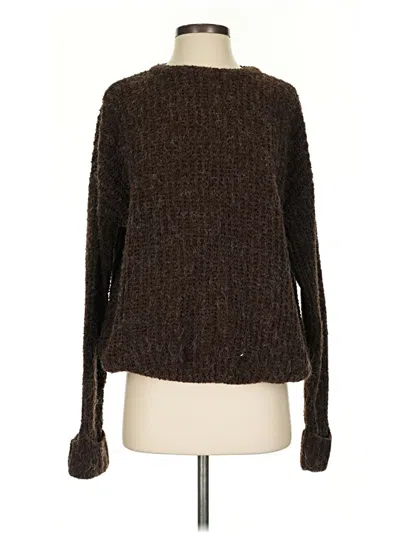 Pre-owned Wild Fable Pullover Sweater In Brown