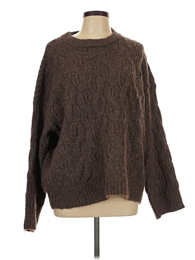 Pre-owned Wild Fable Pullover Sweater In Brown