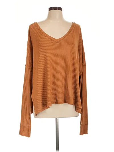 Pre-owned Wild Fable Pullover Sweater In Brown