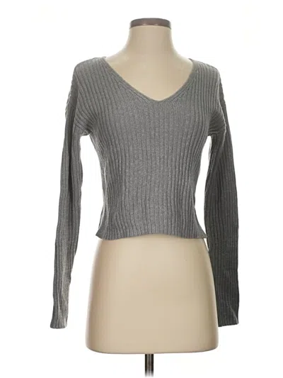 Pre-owned Wild Fable Pullover Sweater In Gray