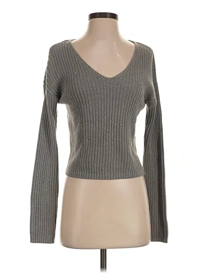 Pre-owned Wild Fable Pullover Sweater In Gray