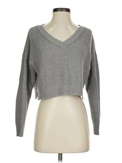 Pre-owned Wild Fable Pullover Sweater In Gray