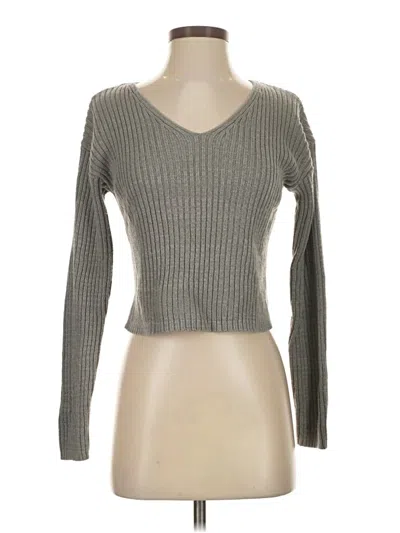 Pre-owned Wild Fable Pullover Sweater In Gray
