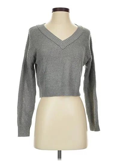 Pre-owned Wild Fable Pullover Sweater In Gray