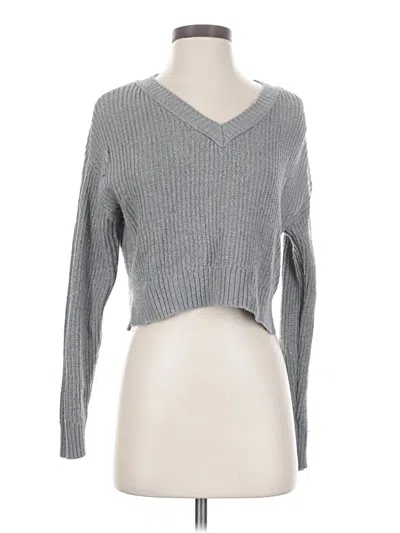 Pre-owned Wild Fable Pullover Sweater In Gray