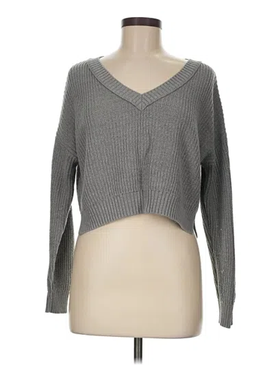 Pre-owned Wild Fable Pullover Sweater In Gray