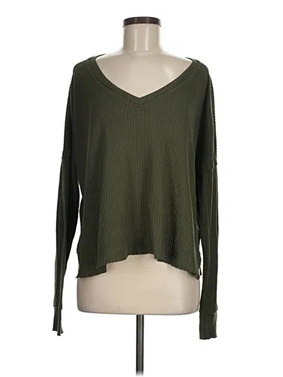 Pre-owned Wild Fable Pullover Sweater In Green