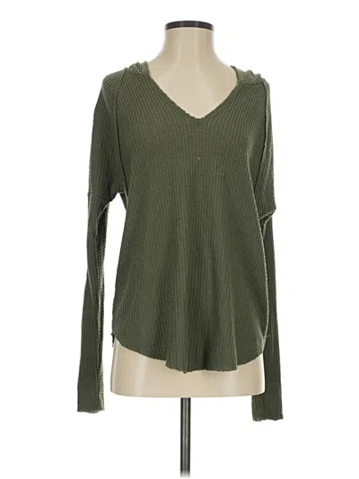 Pre-owned Wild Fable Pullover Sweater In Green