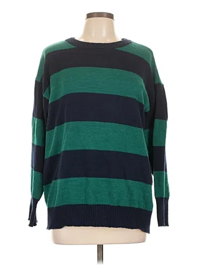 Pre-owned Wild Fable Pullover Sweater In Green