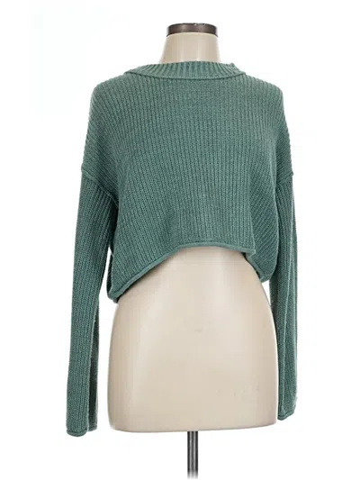 Pre-owned Wild Fable Pullover Sweater In Green
