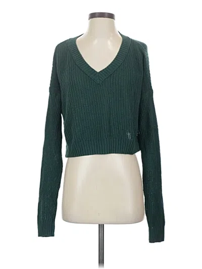 Pre-owned Wild Fable Pullover Sweater In Green