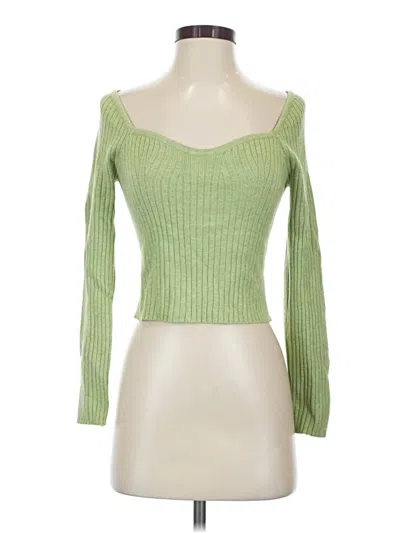 Pre-owned Wild Fable Pullover Sweater In Green