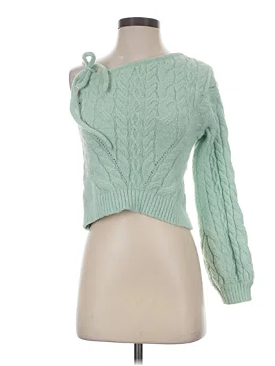 Pre-owned Wild Fable Pullover Sweater In Green