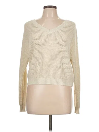 Pre-owned Wild Fable Pullover Sweater In Ivory