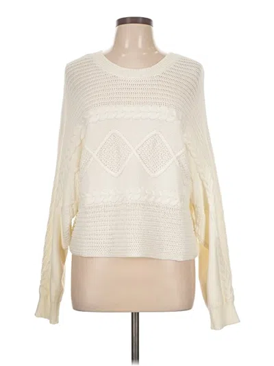 Pre-owned Wild Fable Pullover Sweater In Ivory