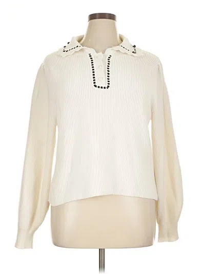 Pre-owned Wild Fable Pullover Sweater In Ivory