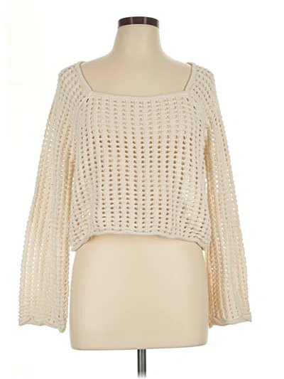 Pre-owned Wild Fable Pullover Sweater In Ivory