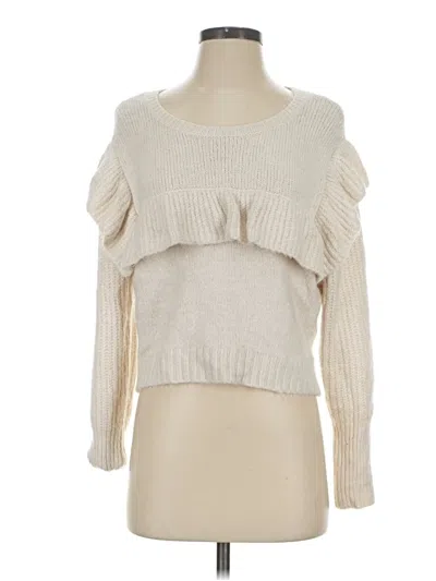 Pre-owned Wild Fable Pullover Sweater In Ivory