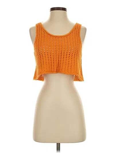 Pre-owned Wild Fable Pullover Sweater In Orange