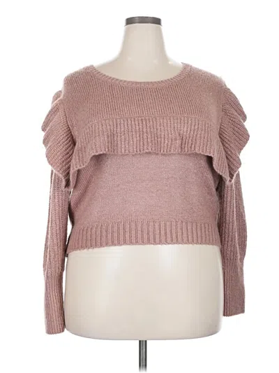 Pre-owned Wild Fable Pullover Sweater In Pink