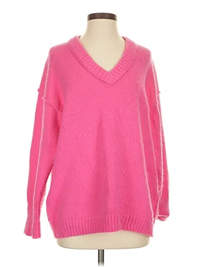 Pre-owned Wild Fable Pullover Sweater In Pink