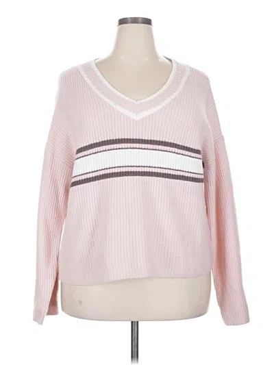 Pre-owned Wild Fable Pullover Sweater In Pink