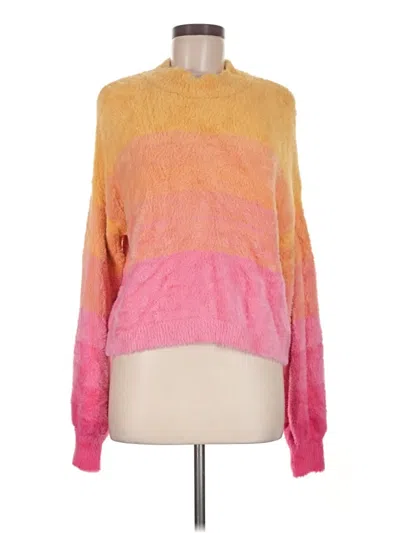 Pre-owned Wild Fable Pullover Sweater In Pink