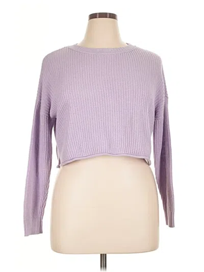 Pre-owned Wild Fable Pullover Sweater In Purple