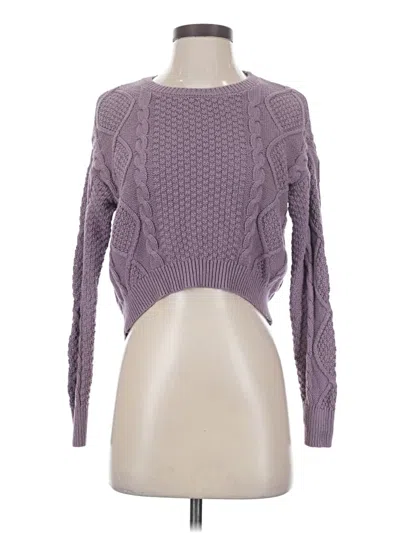 Pre-owned Wild Fable Pullover Sweater In Purple