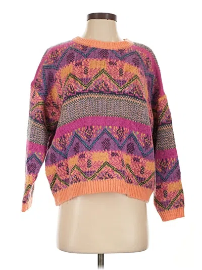 Pre-owned Wild Fable Pullover Sweater In Purple