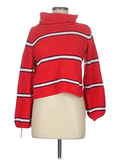 Pre-owned Wild Fable Pullover Sweater In Red