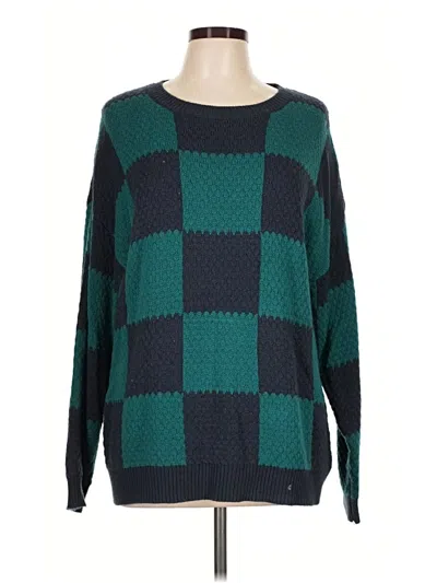 Pre-owned Wild Fable Pullover Sweater In Teal