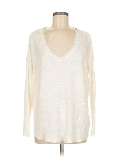 Pre-owned Wild Fable Pullover Sweater In White