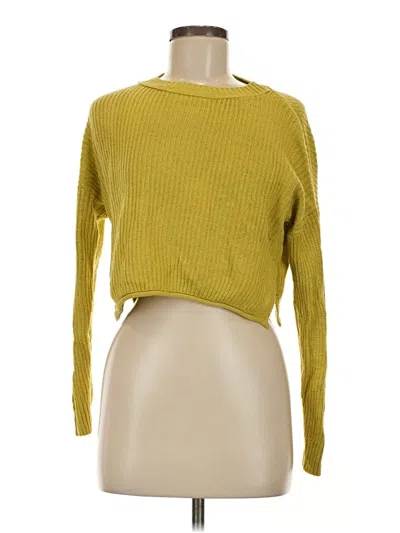 Pre-owned Wild Fable Pullover Sweater In Yellow