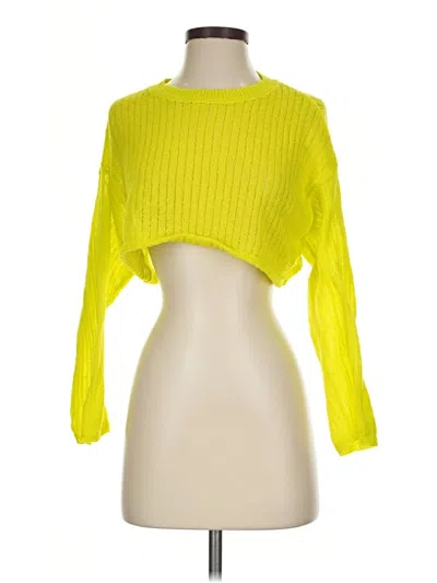 Pre-owned Wild Fable Pullover Sweater In Yellow